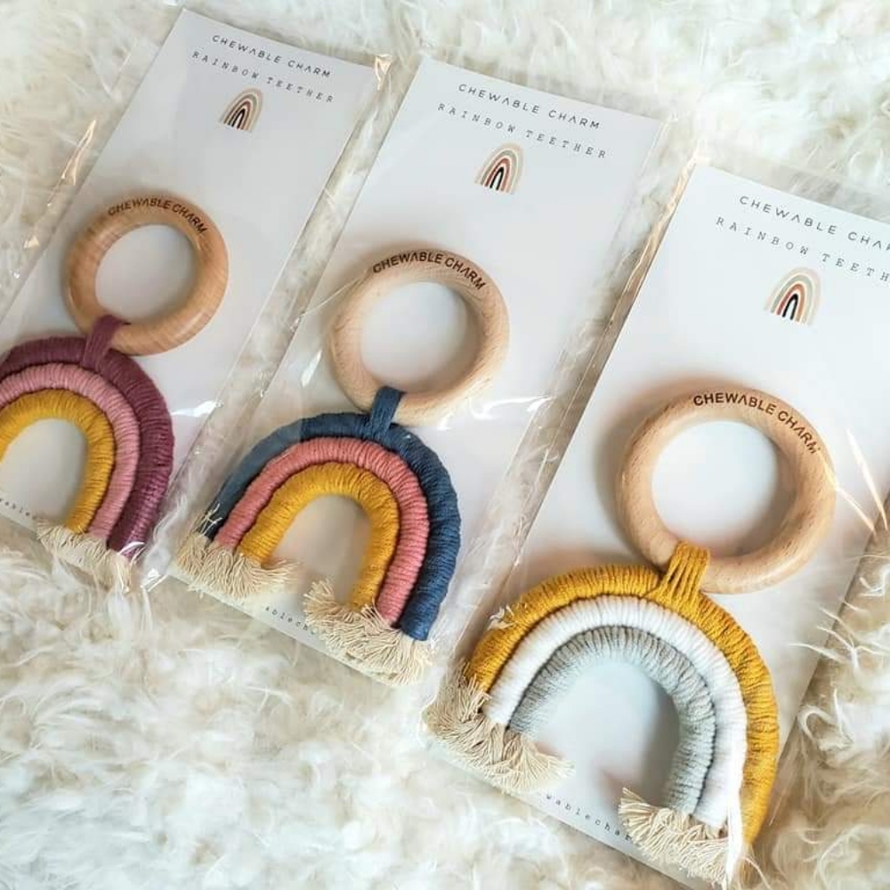 Chewable Charm Rainbow Teether